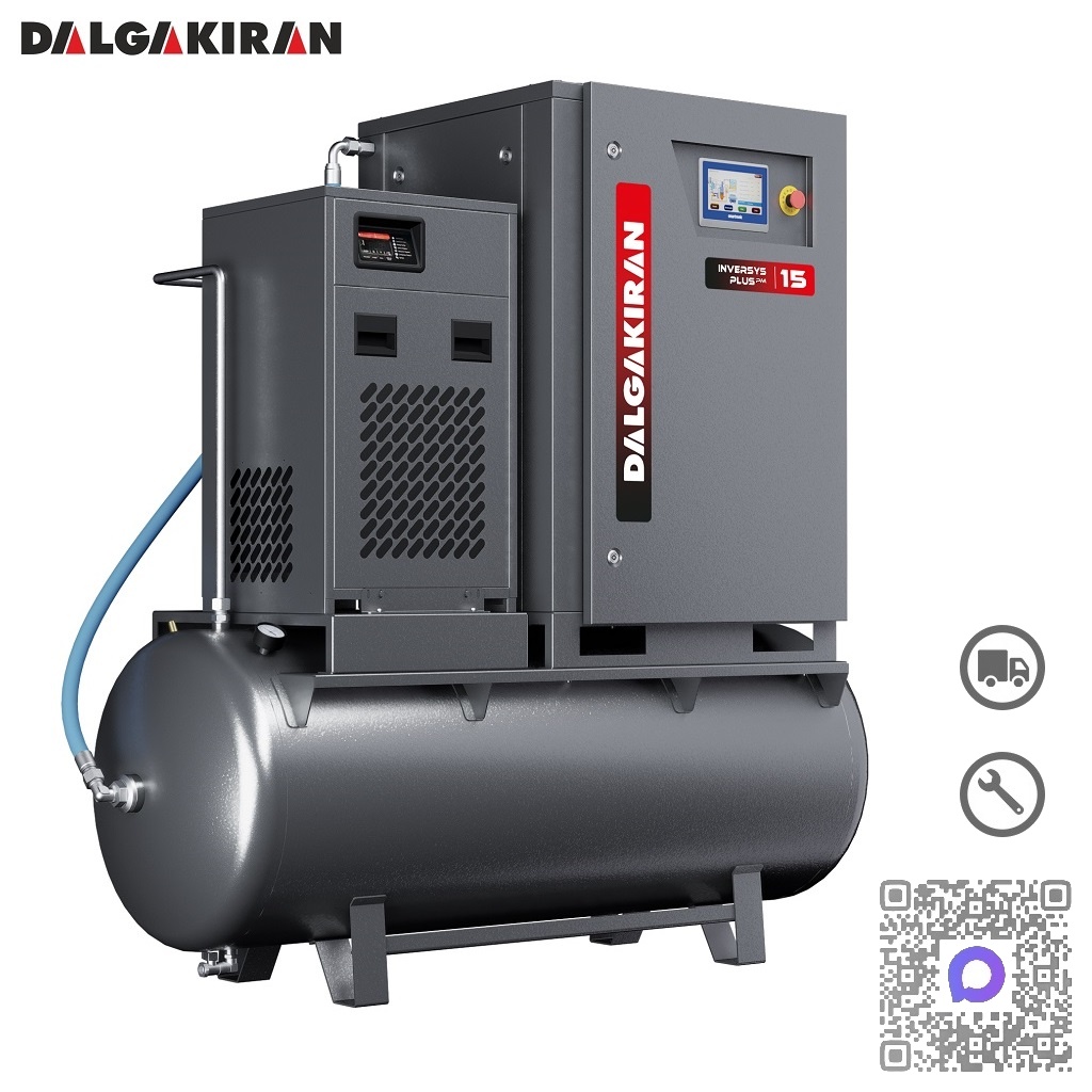 Винтовой компрессор Dalgakiran INVERSYS Plus PM 15 Compact