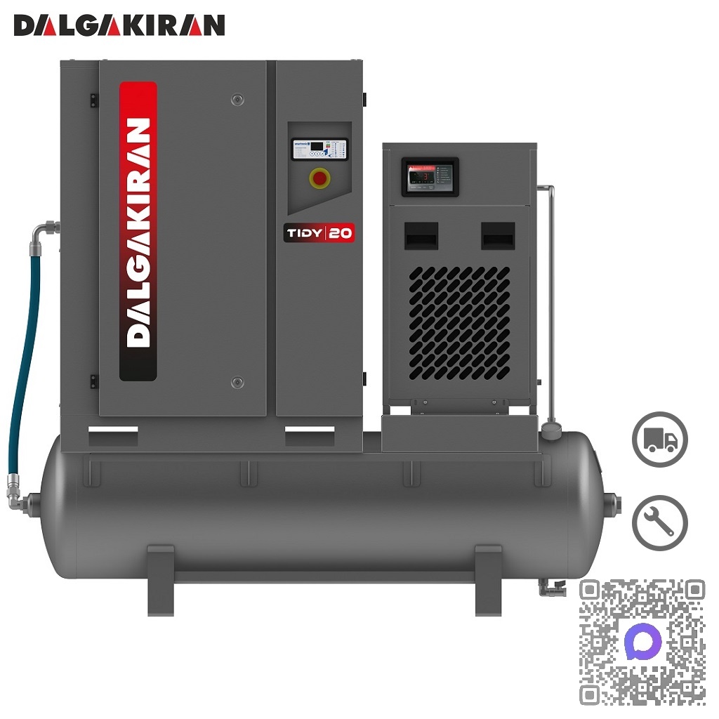 Винтовой компрессор с осушителем Dalgakiran Tidy-N 20 Compact