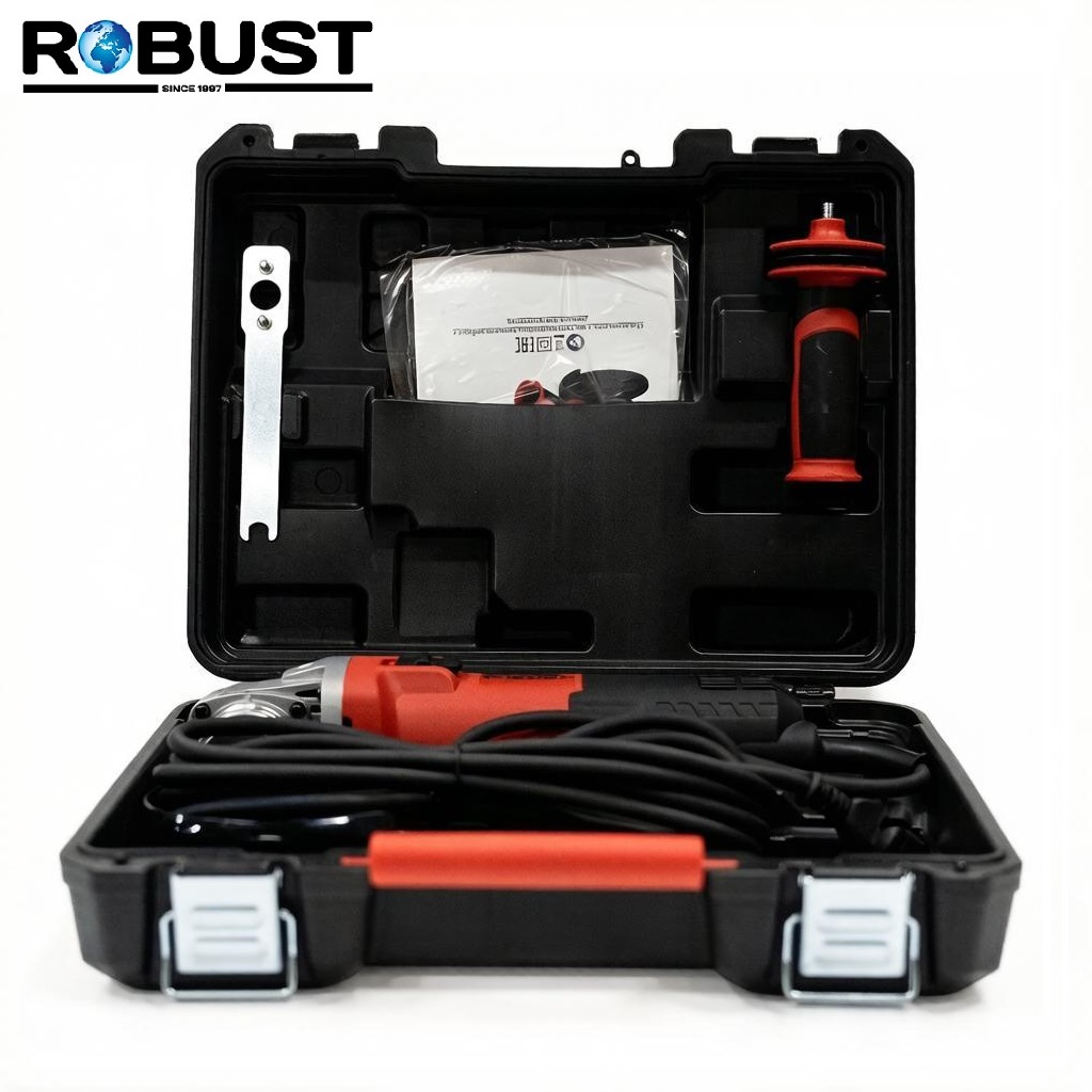 Угловая шлифовальная машина Robust RB95125 кейс