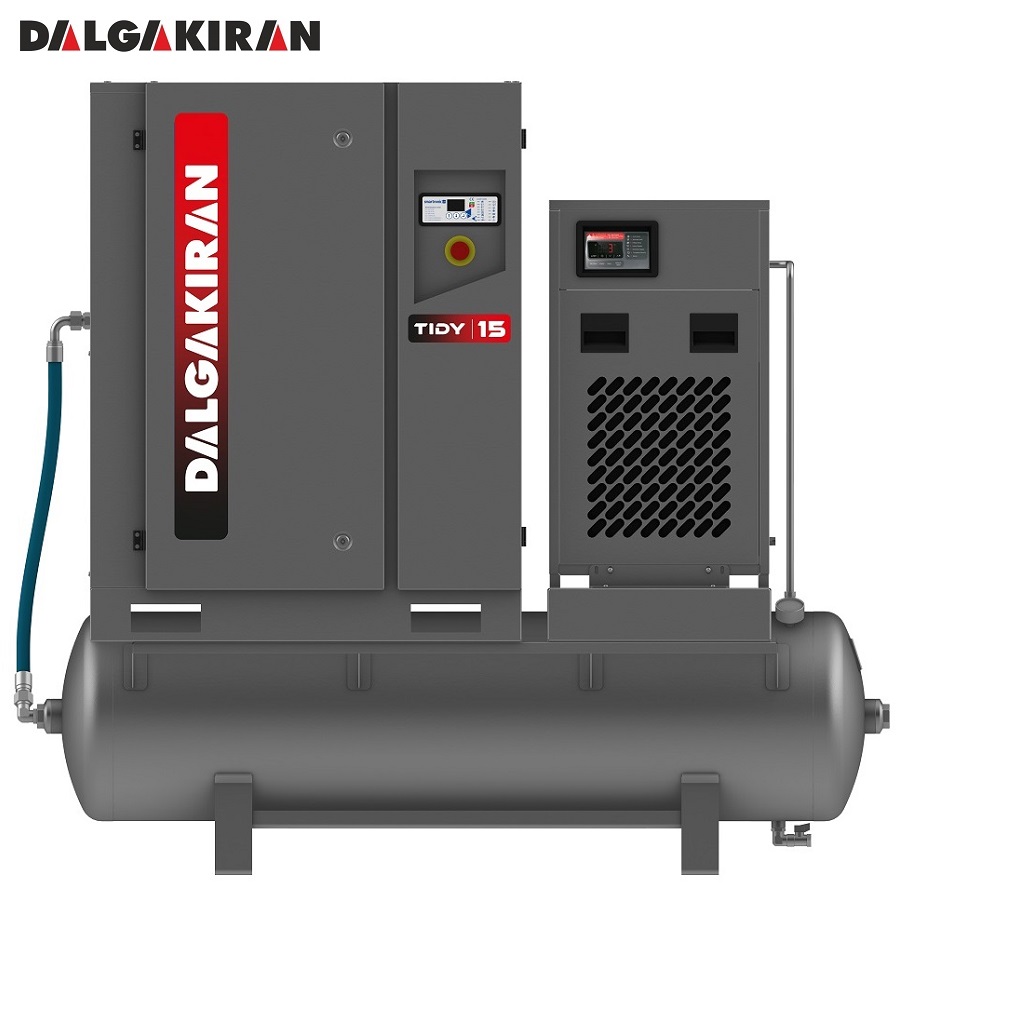 Винтовой компрессор с осушителем Dalgakiran Tidy-N 15 Compact