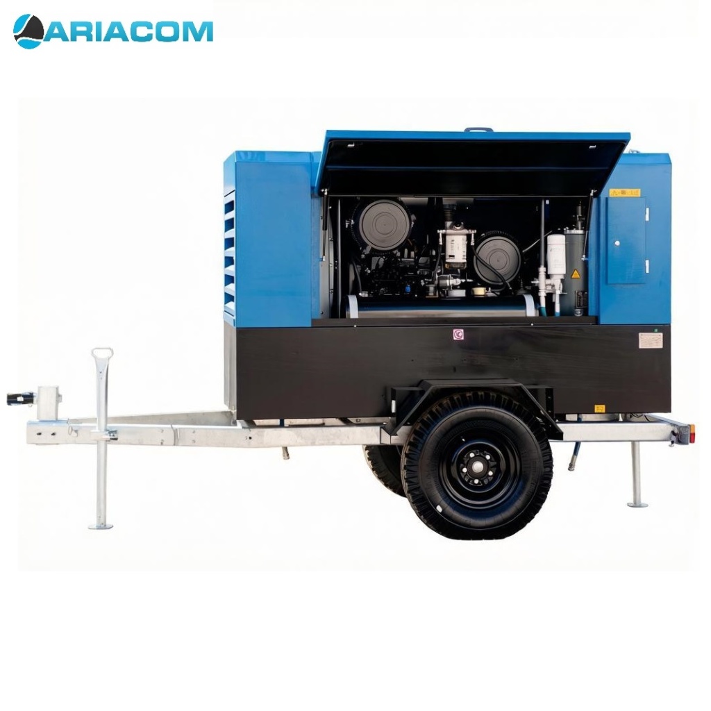 Дизельный компрессор Ariacom SAX 112 шасси сПТС