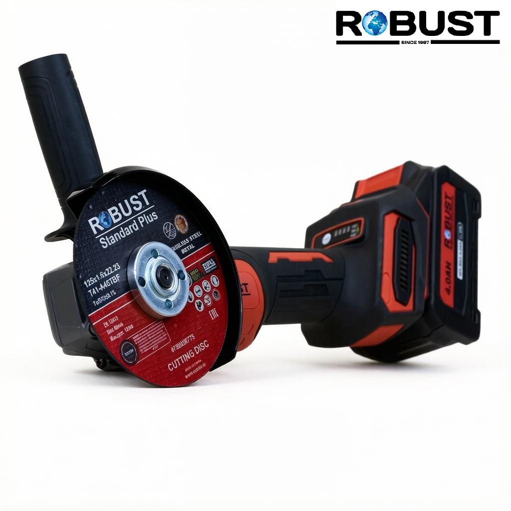 Аккумуляторная болгарка УШМ Robust RB 40125