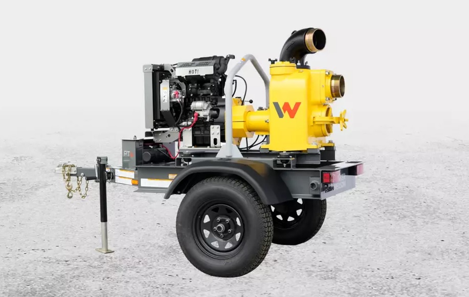 Новая мощная мотопомпа Wacker Neuson PT6Y