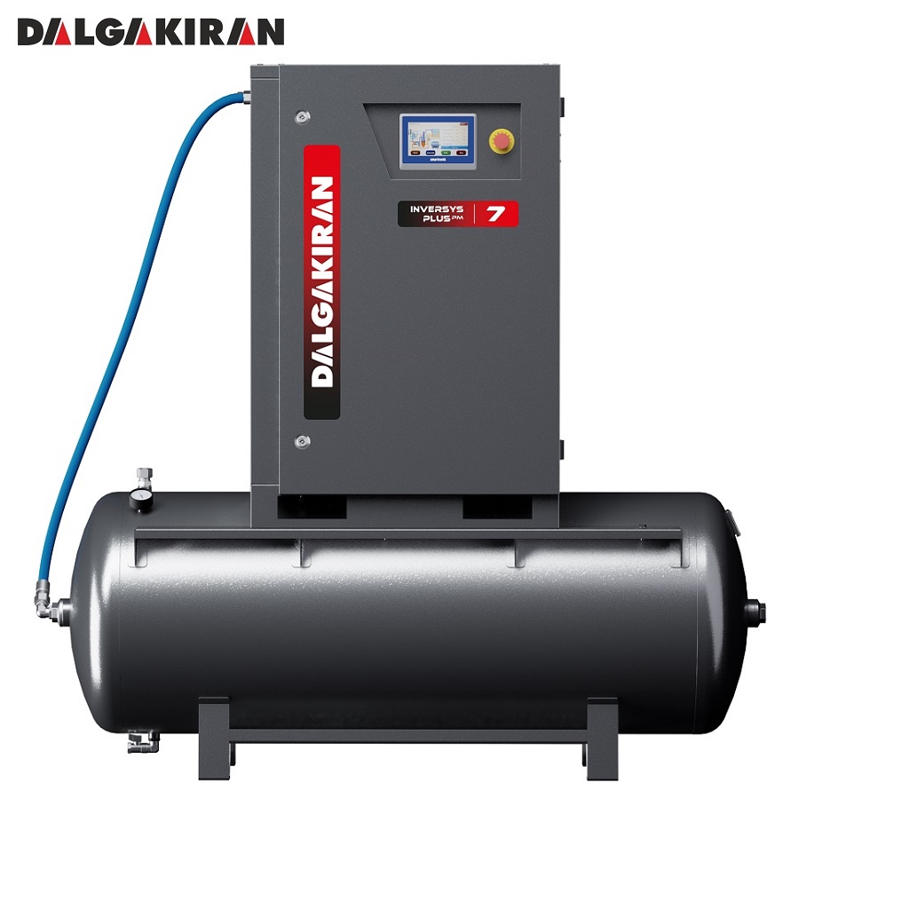Винтовой компрессор с ресивером Dalgakiran INVERSYS Plus PM 7 10 бар
