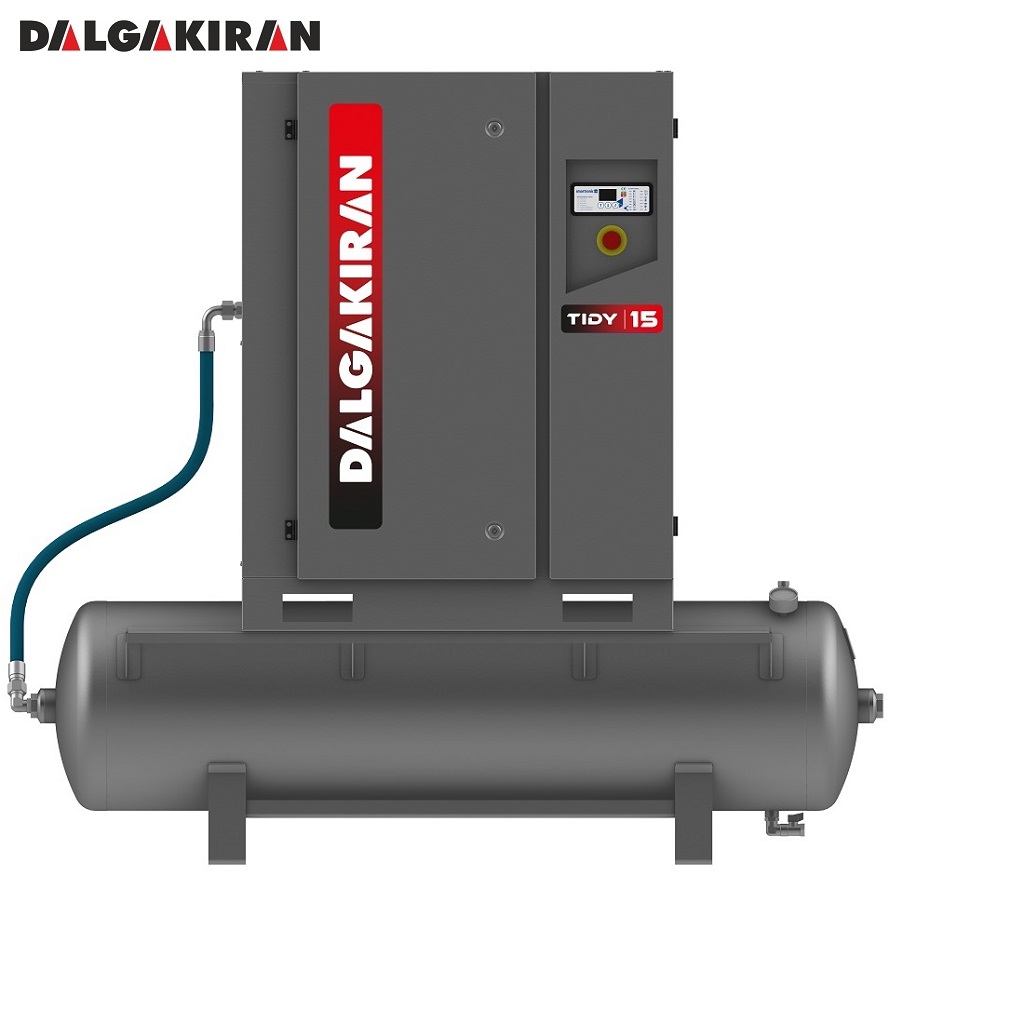 Винтовой компрессор с ресивером Dalgakiran Tidy-N 15