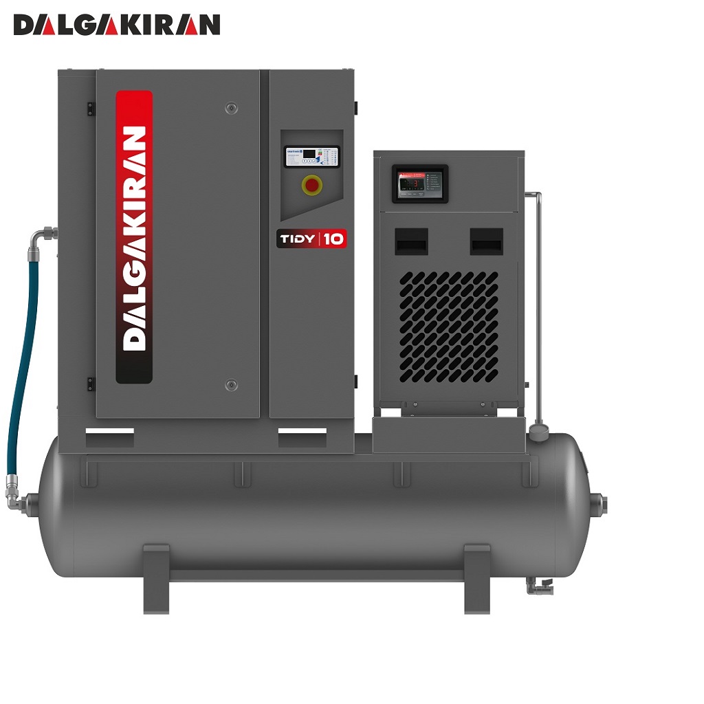 Винтовой компрессор с осушителем Dalgakiran Tidy-N 10 Compact