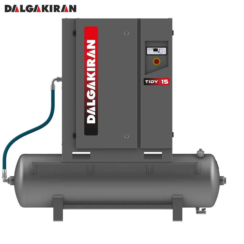 Винтовой компрессор с ресивером Dalgakiran Tidy-N 15 250L 10 бар